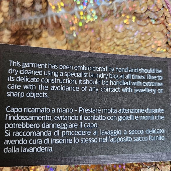 💖 Stella McCartney Rose Gold Sequin Skirt - Picture 8 of 10